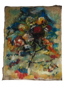 RUSSIAN STILL LIFE OIL PAINTING SIGNED NIKOLAI KULBIN