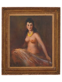RUSSIAN PAINTING BY KONSTANTIN MAKOVSKY CIRCA 1883