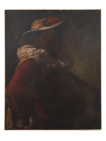 ANTIQUE 17TH C SPANISH HIDALGO PORTRAIT OIL PAINTING