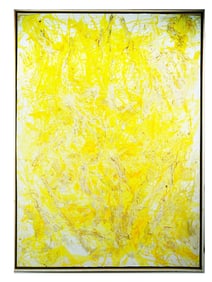ELYSSA RUNDLE ABSTRACT EXPRESSIONIST OIL PAINTING