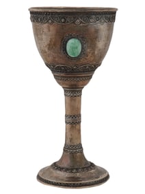 ISRAEL JUDAICA STERLING SILVER KIDDUSH CUP