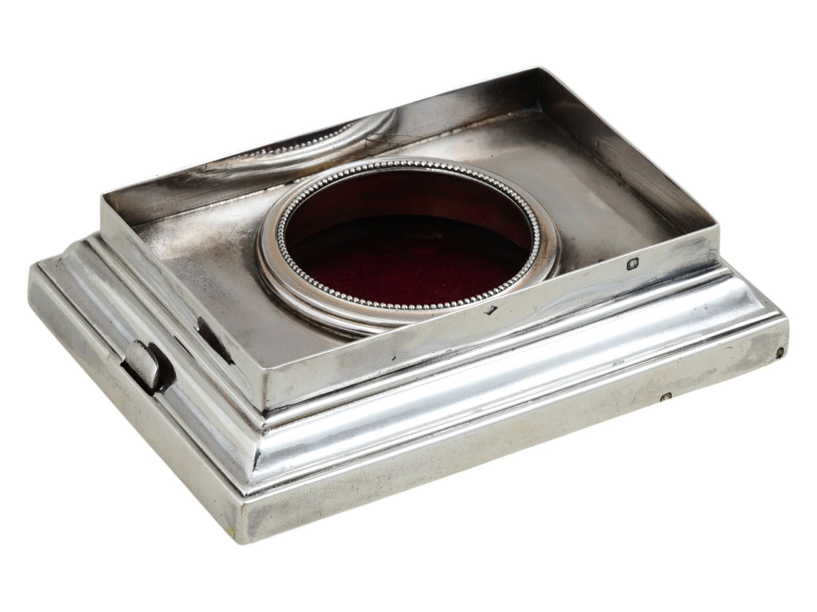 FRENCH SILVER POCKET WATCH CASE (1 of 6)