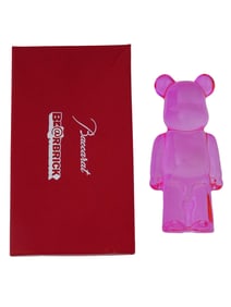 MEDICOM TOY BACCARAT BEARBRICK CRYSTAL FIGURE IOB