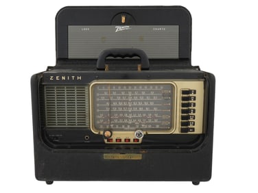 VINTAGE ZENITH TRANS OCEANIC WAVE MAGNET RADIO