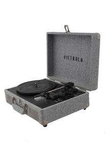 VTG VICTROLA PORTABLE SUITCASE TURNTABLE RECORD PLAYER