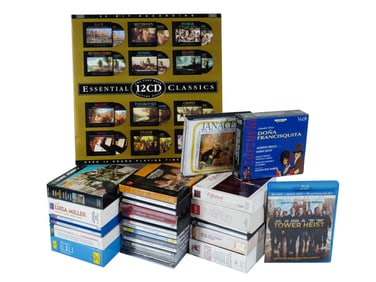 COLLECTION OF 49 VINTAGE CLASSICAL MUSIC CD RECORDINGS