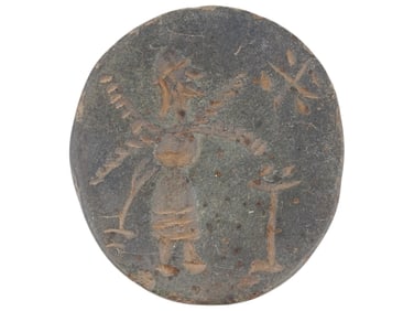 ANCIENT MESOPOTAMIAN STEATITE STAMP SEAL 2000 BC
