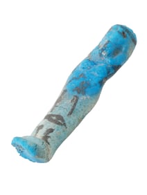 MINIATURE ANCIENT EGYPTIAN BLUE FAIENCE USHABTI