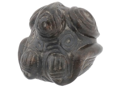 ANCIENT ARAWAK TAINO CARVED STONE RITUAL BIRDMAN FIGURE