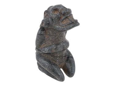 ANCIENT PRE COLUMBIAN TAINO ARAWAK STONE IDOL FIGURE