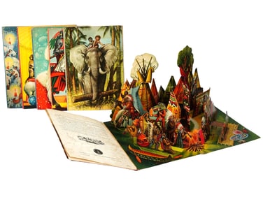 RARE CZECH VOJTECH KUBASTA POP UP CHILDRENS BOOKS