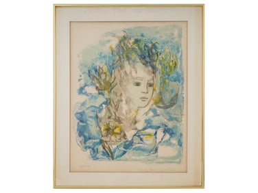LTD FRENCH LITHOGRAPH BY MADELEINE SCELLIER SIGNED