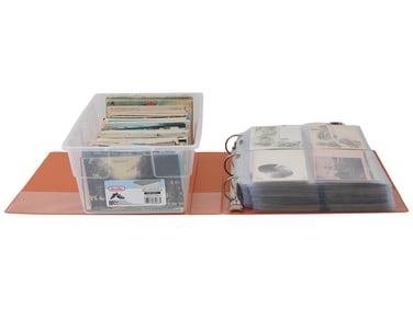LARGE COLLECTION 900 ANTIQUE MIXED US STATES POSTCARDS