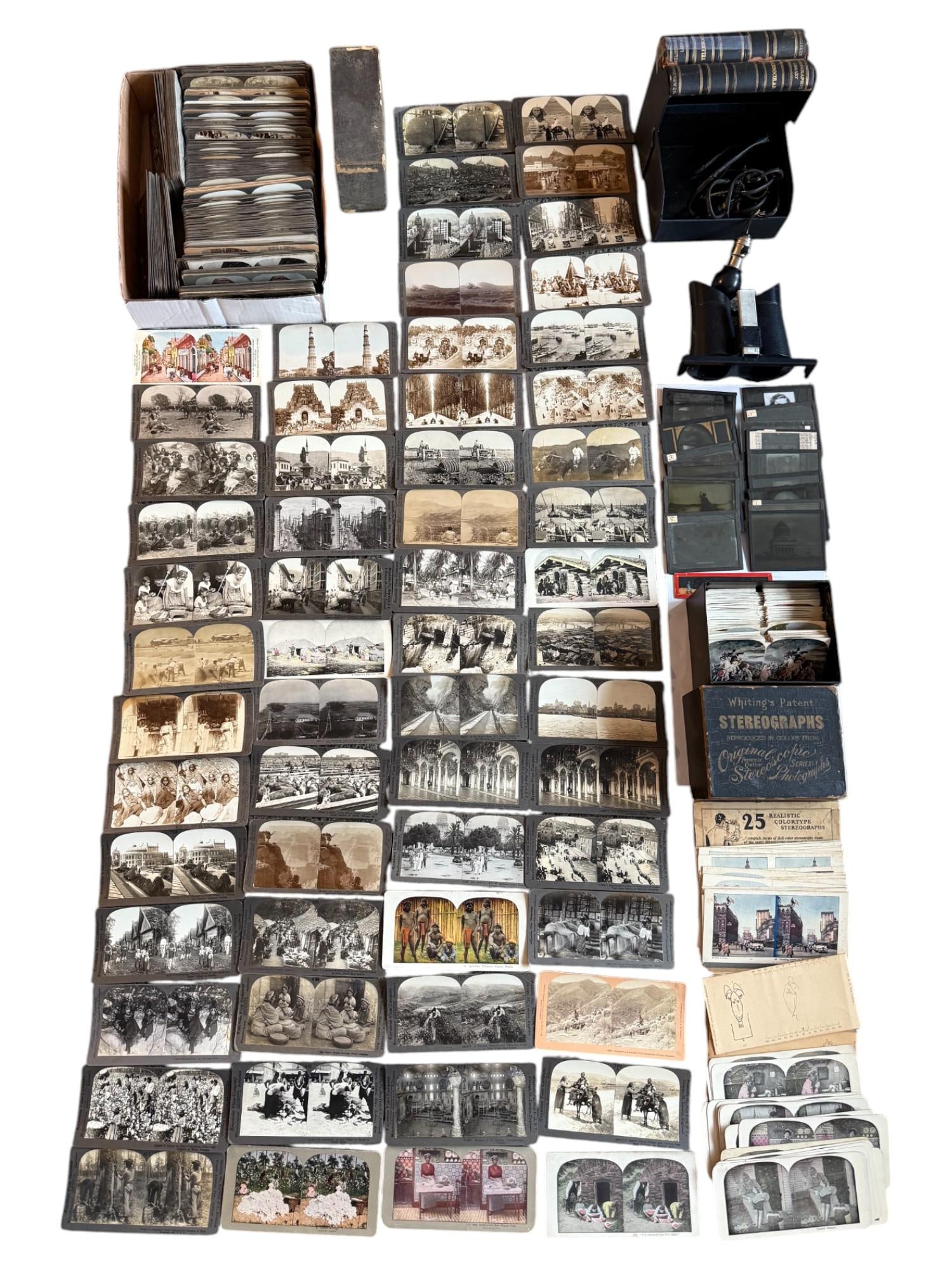 LARGE COLLECTION 425 KEYSTONE STEREOVIEW AND STEREOSCOPE (1 of 15)