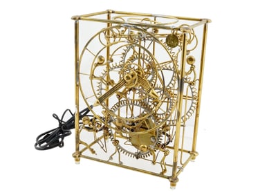 VINTAGE GORDON BRANDT 6-MAN KINETIC CLOCK C 1993