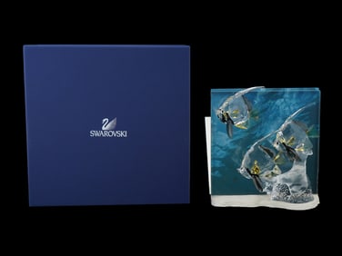 SWAROVSKI CRYSTAL WONDERS SEA COMMUNITY DECOR IOB COA