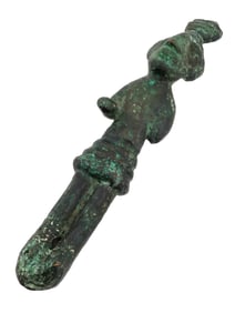 ANCIENT NEAR EASTERN BRONZE ASTARTE FIGURE