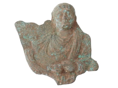 ANCIENT EGYPTIAN BRONZE RELIEF PLAQUE CA 100 AD