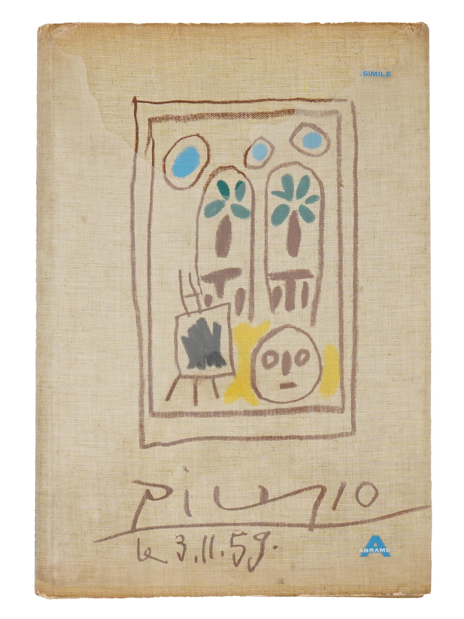 VINTAGE BOOK PICASSOS SKETCHBOOK FACSIMILE PORTFOLIO (1 of 8)