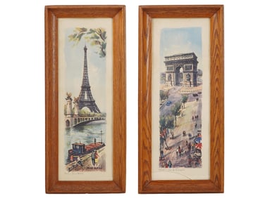 VINTAGE LITHOGRAPHS PARIS RAFAEL ORTIZ ALFAU