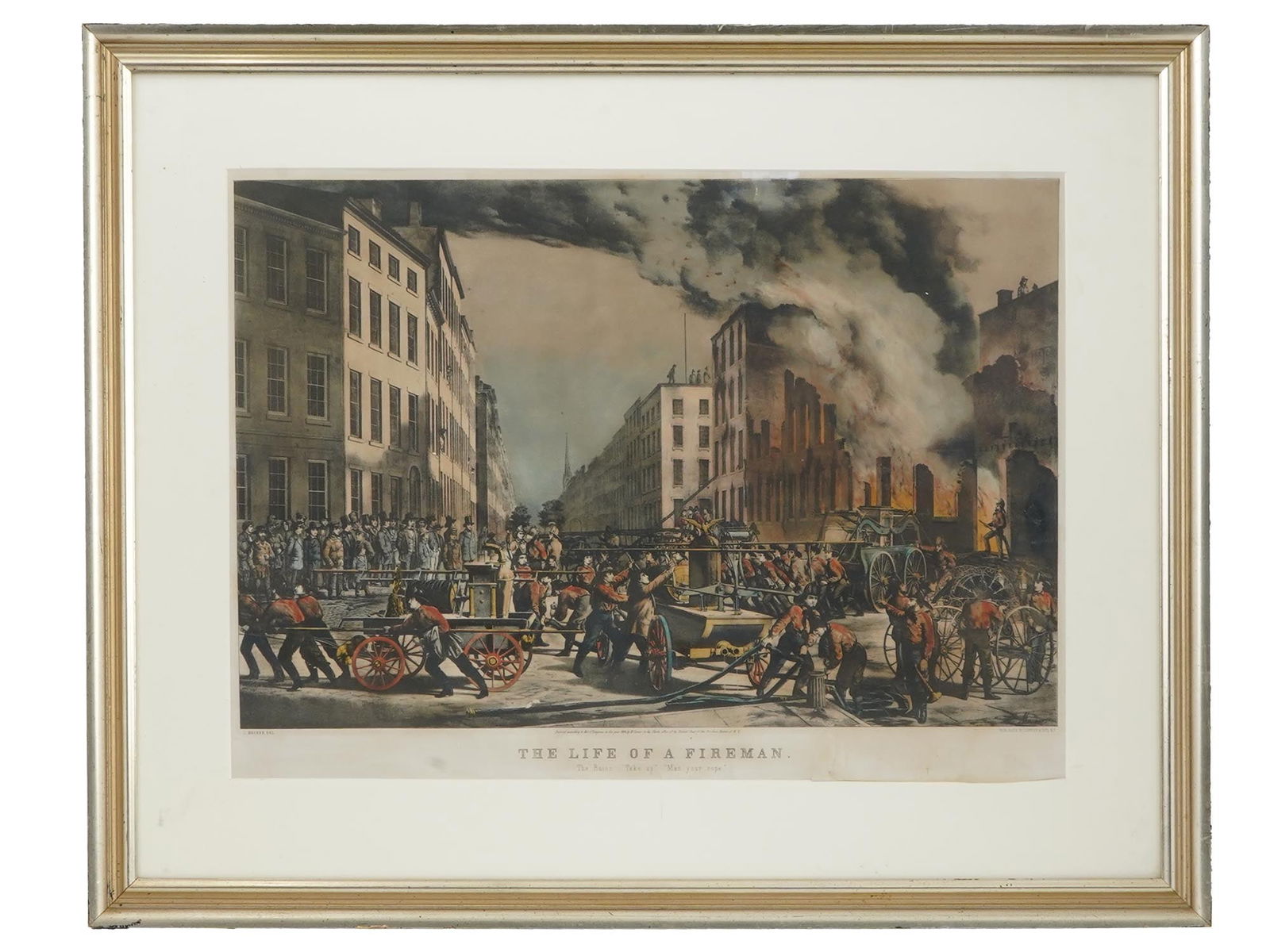 19TH C HAND COLORED LITHOGRAPH AFTER LOUIS MAURER (1 of 6)