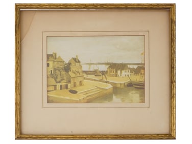 AFTER CAMILLE COROT FRENCH LANDSCAPE OFFSET PRINT