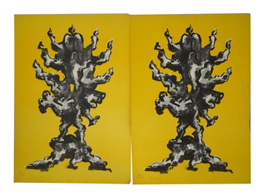 JACQUES LIPCHITZ SIGNED LTD ED COLOR LITHOGRAPHS