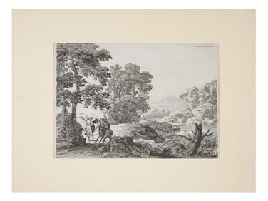 ANTIQUE DUTCH ENGRAVING BY HERMANN VAN SWANEVELT