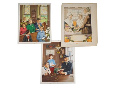 ORIGINAL GOOD OLD DAYS MAGAZINE ILLUSTRATIONS