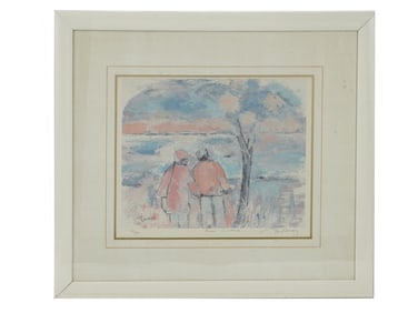 CONTEMPORARY CANADIAN LITHOGRAPH BY RENE LEMAY