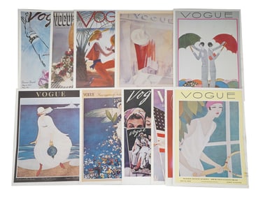 COLLECTION OF 11 ART DECO VOGUE POSTERS