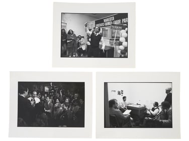 VINTAGE AMERICAN PHOTOS PAUL WELLSTONE CAMPAIGN 1990