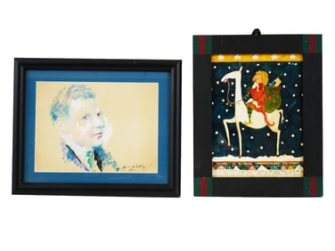 LOT OF AMERICAN PAINTINGS SIGNED BY THE ARTISTS