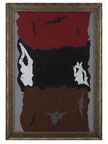 VTG ABSTRACT MIXED MEDIA PAINTING SIGNED ETAMOS