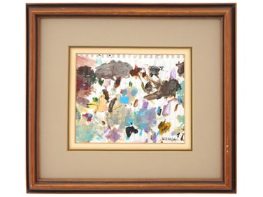 ABSTRACT CANADIAN OIL PAINTING BY JUSTIN OBRADOVIC