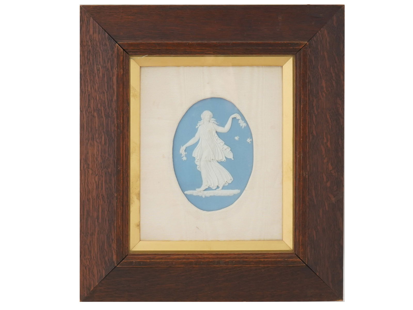 ENGLISH WEDGWOOD BLUE JASPER PLAQUE BY JOHN FLAXMAN (1 of 3)