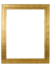 AMERICAN RECTANGULAR GILT WOODEN PICTURE FRAME