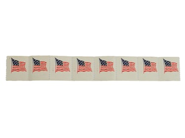 VINTAGE 1978 AMERICAN FLAG 15 CENT ERROR STAMPS