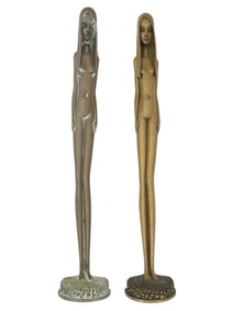 AFTER GIOVANNI SCHOEMAN COMPOSITE FEMALE SCULPTURES