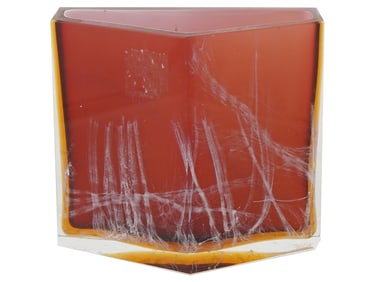 PAVEL HLAVA CZECHOSLOVAKIAN ART GLASS VASE