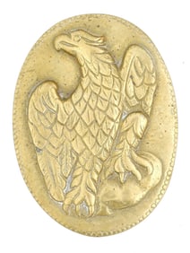 GERMAN RELIEF EAGLE PATINATED BRONZE PAPERWEIGHT