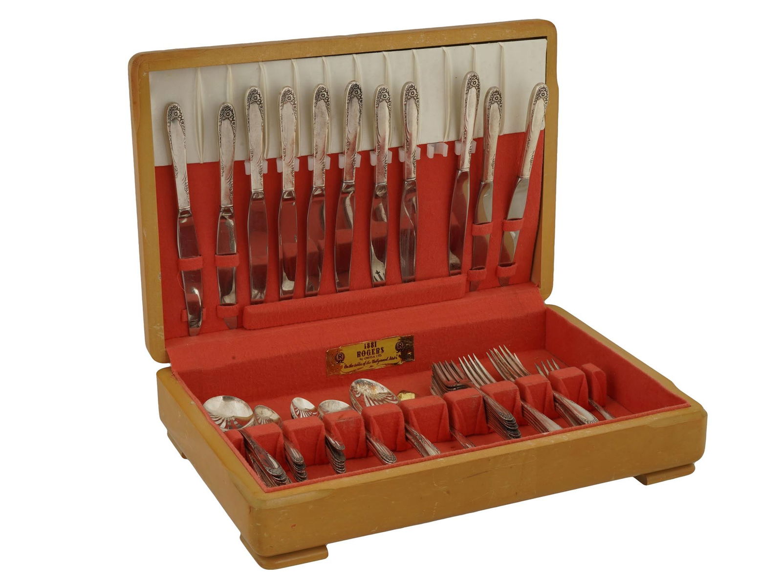 AMERICAN 1881 ROGERS AND ONEIDA LTD FLATWARE SET (1 of 12)