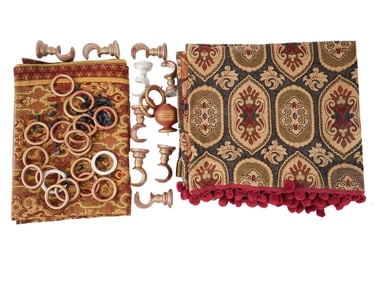 VINTAGE ITALIAN MADE COTTON AND WOOL FABRICS