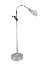 VINTAGE ADJUSTABLE GOOSENECK FLOOR LAMP BY AJUSCO