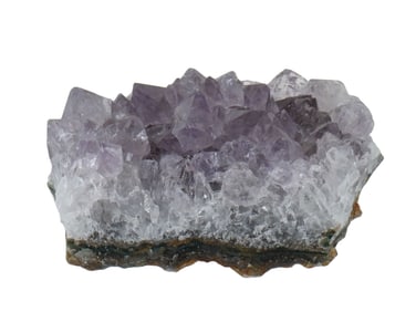 AMETHYST GEODE CRYSTAL QUARTZ CLUSTER SPECIMEN