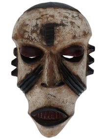 WEST AFRICAN NIGERIA IGBO PEOPLE WOODEN MASK