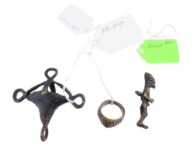AFRICAN DOGON SHAMANIC TRIBAL ART PIECES FROM MALI