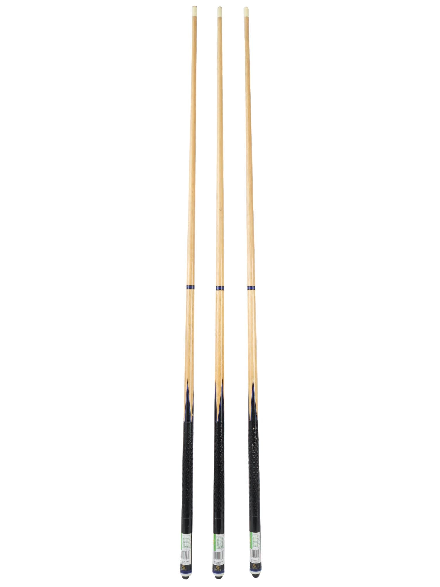 SET OF PROFESSIONAL WOOD BILLIARD POOL CUE STICKS (1 of 3)