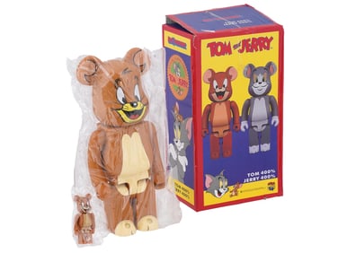 MEDICOM TOY TOM AND JERRY BEARBRICK FIGURINES IOB