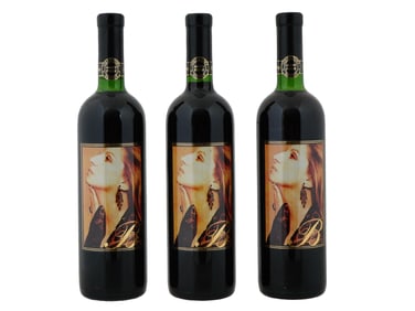 BARBRA STREISAND BOTTLES OF CABERNET SAUVIGNON WINE